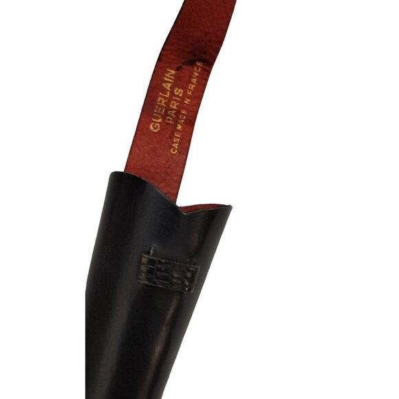 Guerlain Paris L’ Heure Bleue Flacon de Sac Parfum Bottle And Leather Case K439 - Picture 6 of 9